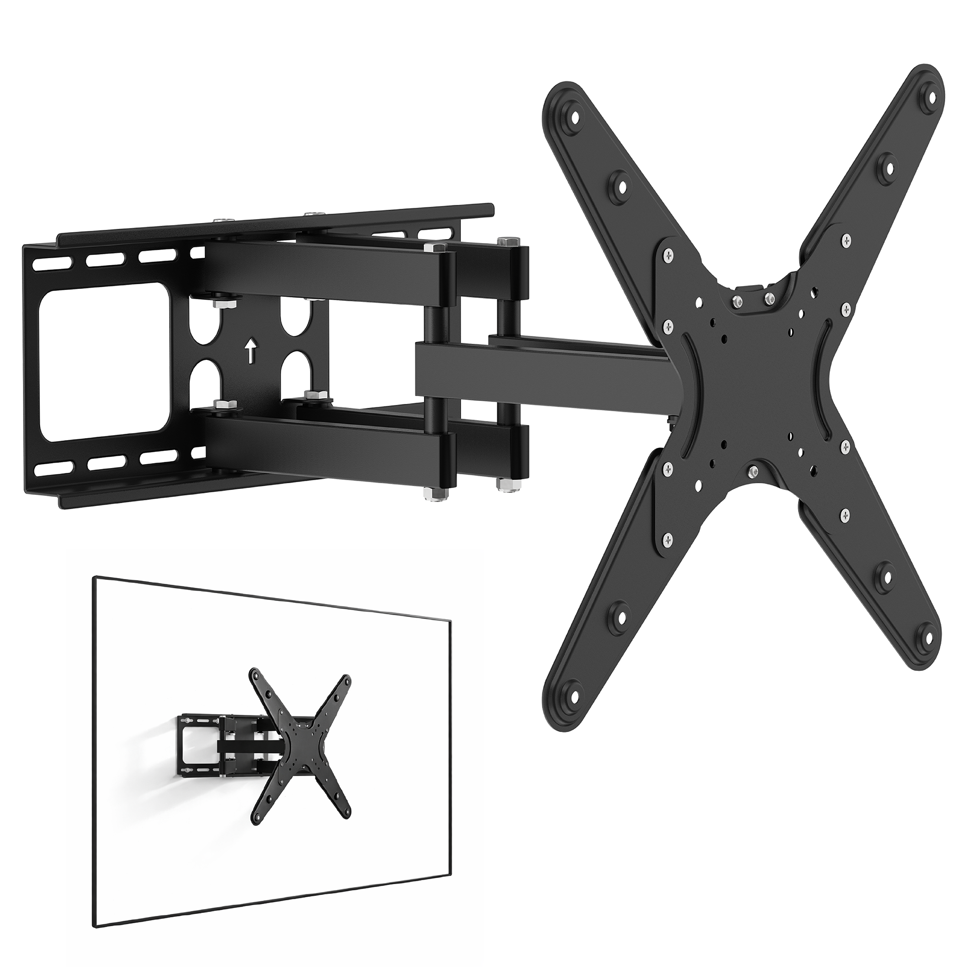 Outdoor Articulating TV Wall Mount for 37"-80" TVs