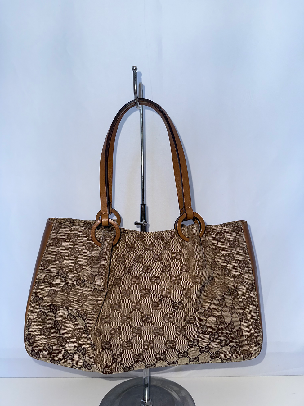Thumbnail: Gucci GG Canvas Britt Tote Bag