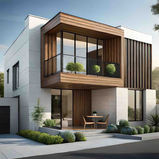 Modern villa cephe tasarımı Onha Mimarlık 