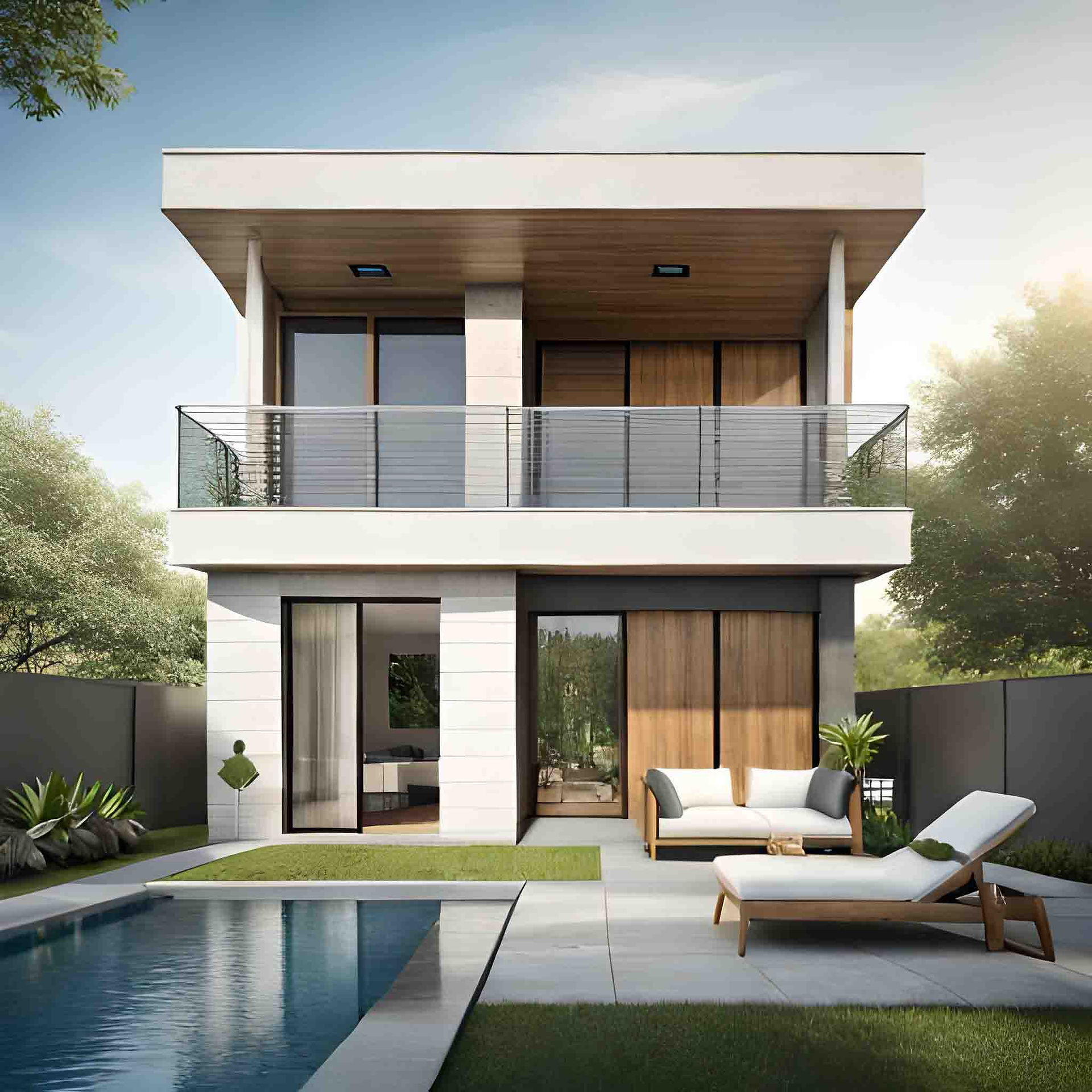 Modern villa cephe tasarımı Onha Mimarlık 