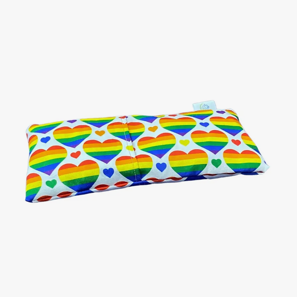 Thumbnail: Crystal-Infused Handmade Lavender Eye Pillow
