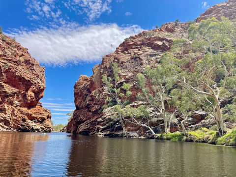 Ellery Creek Big Hole in the West MacDonnell ranges in the Norther Territory.