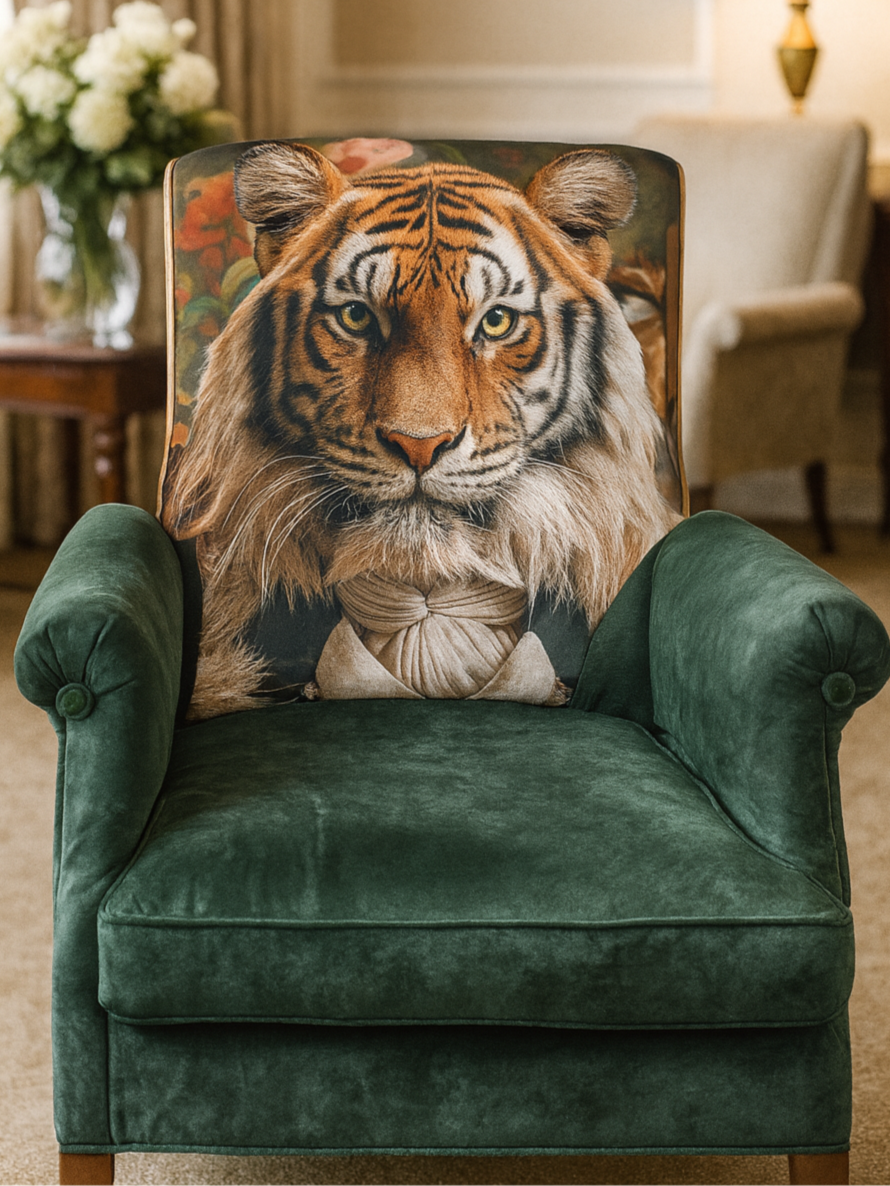 fauteuil visuel tigre