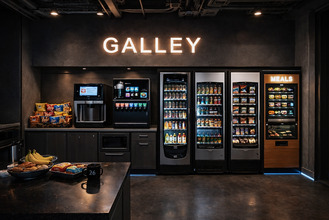 Snacks, Drinks, Food, Galley Items