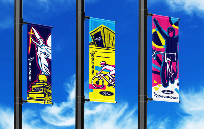 Speculative Ride London Lamppost Banners