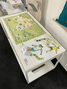 World Cup Map Poster at New Designers 2023