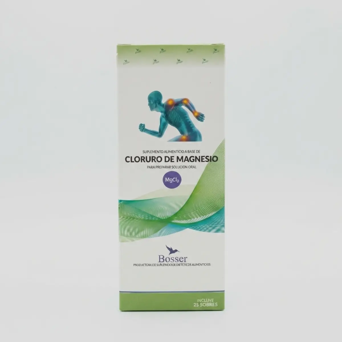 Pack de 25 sobres de Cloruro de Magnesio en polvo de 33 g.