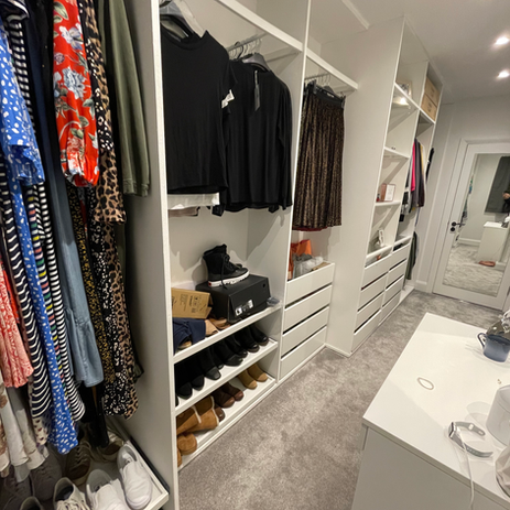 Walk in wardrobe