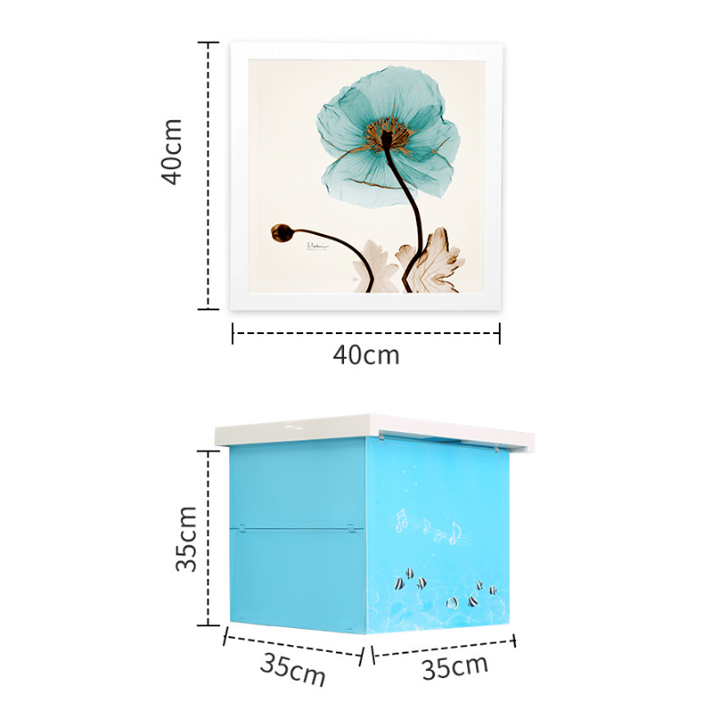 Miniatura: Hidden Bathroom Storage Cabinet with Waterproof Design