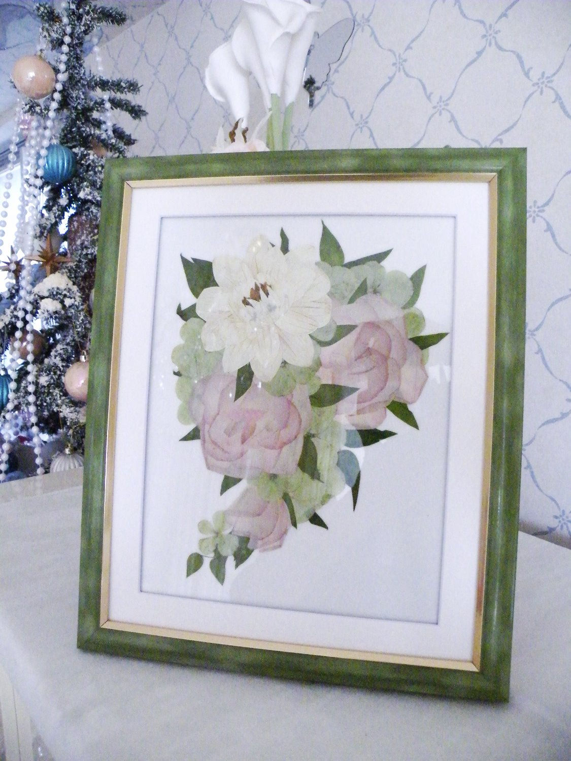 フラワーカーペット Sサイズ グリーンフレーム