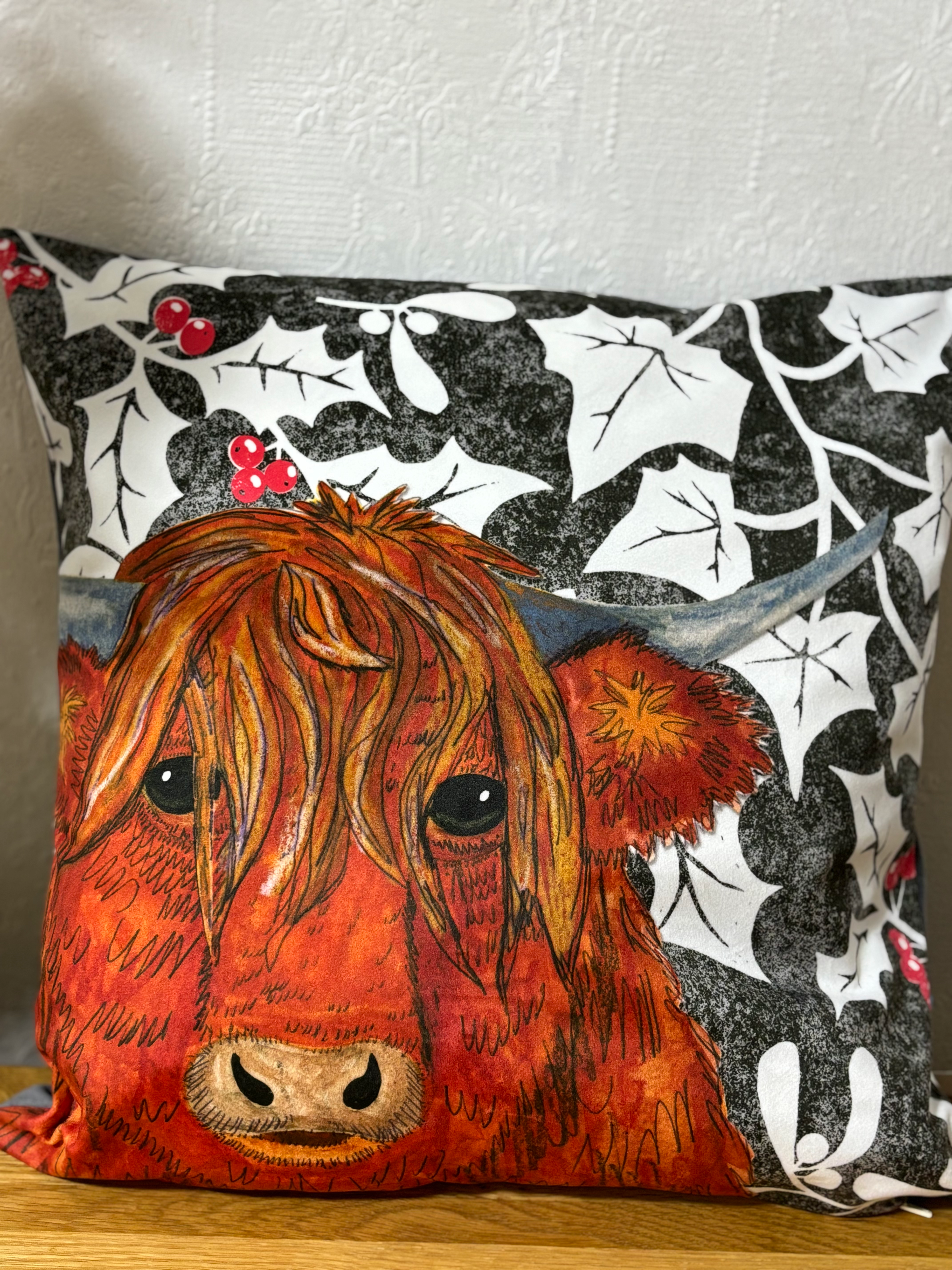 Highland Coo Cushion