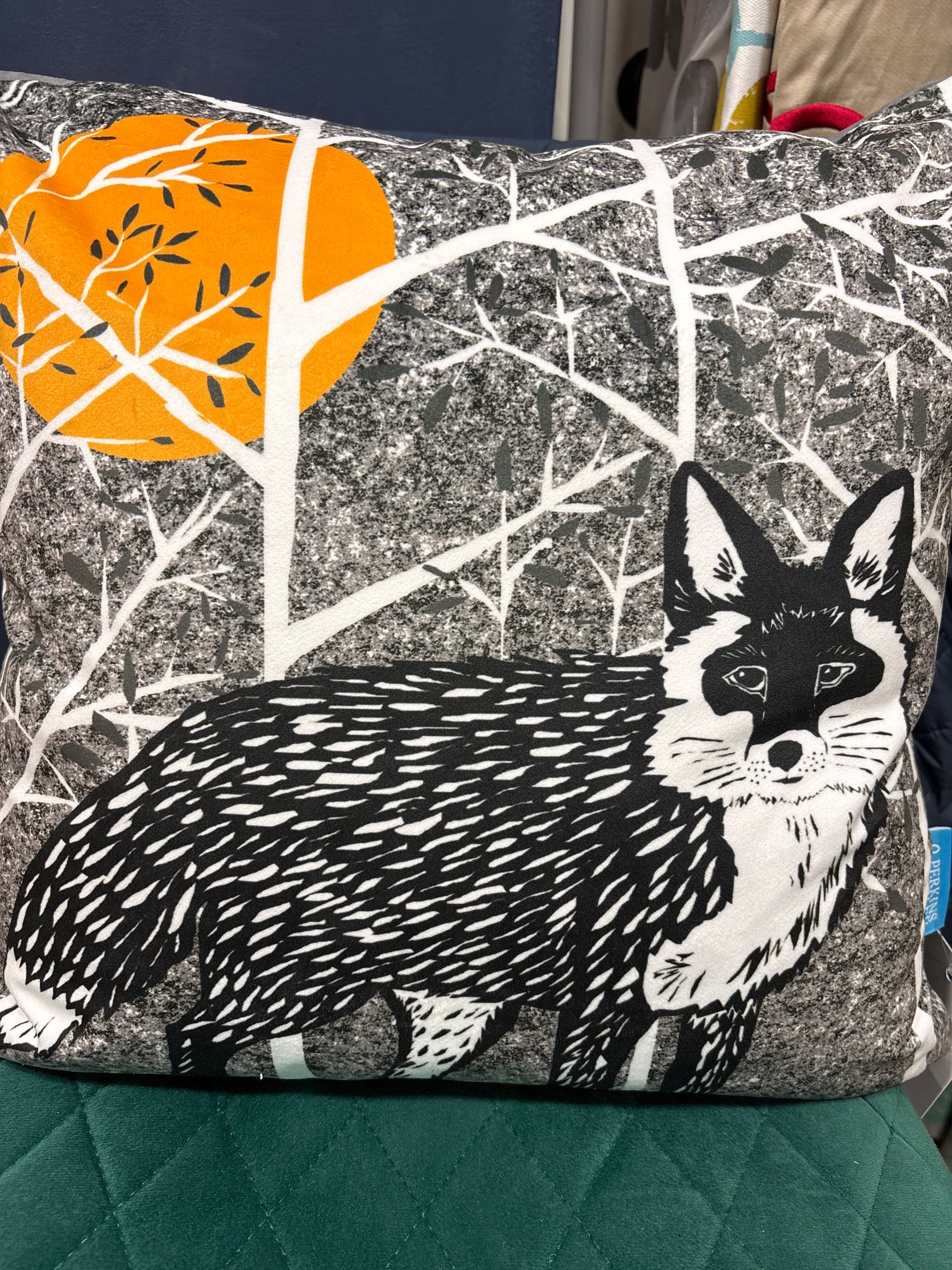 Velvet Fox Cushion