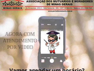 Associação atende mutuários por vídeos