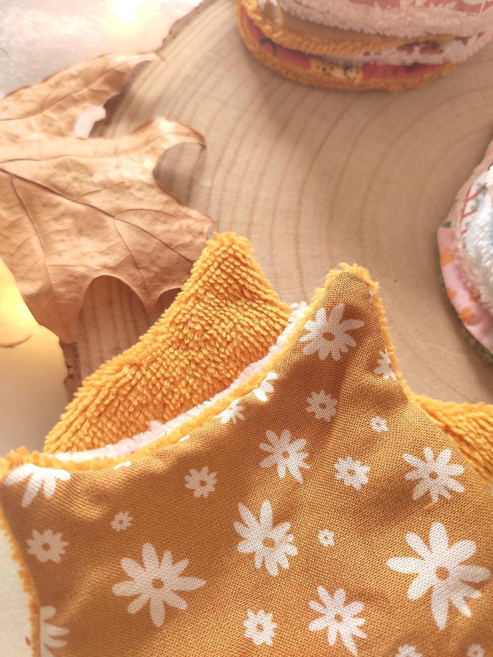 Miniature : LINGETTES RÉUTILISABLES EN FIBRE DE BAMBOU BIO