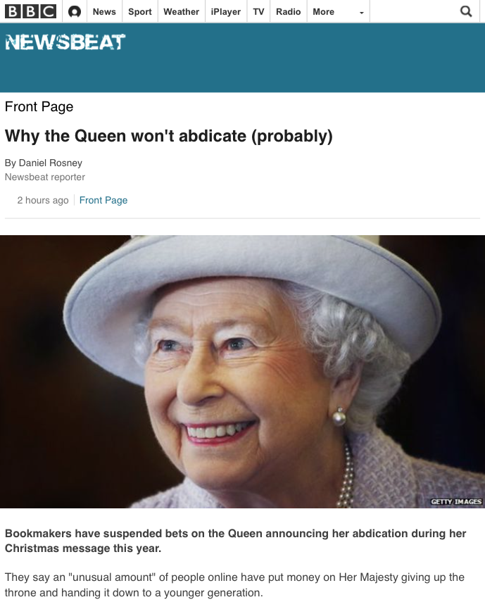 Grant Harrold says HM won't abdicate