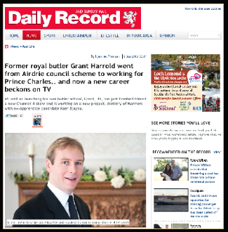 Grant Harrold in Scotlands Paper
