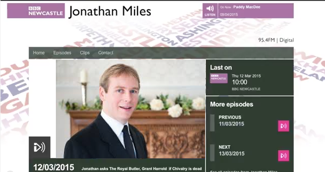 Grant Harrold on BBC Newcastle