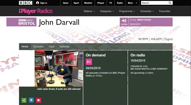 Grant Harrold, chats to BBC Bristol