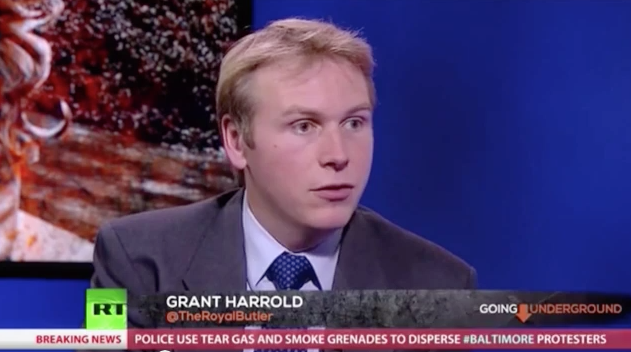 Grant Harrold on Russia Today