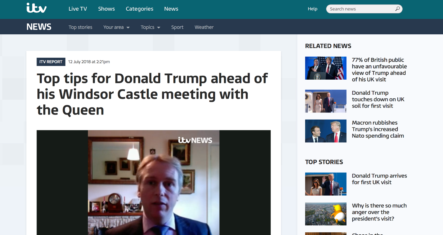 Etiquette Tips for the President
