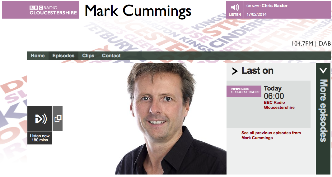 Mark Cummings chats to Grant Harrold