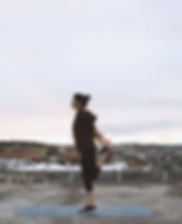 Woman Stretching