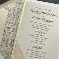 Bourne Mansion custom invitations