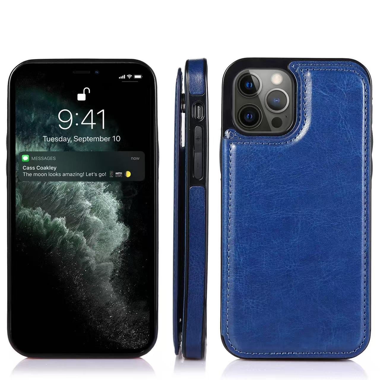 Lirio iPhone Magnetic Back-Flap Wallet Case