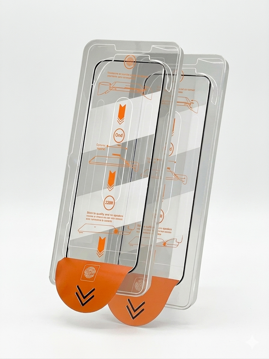 Automatic Alignment Screen Protector for iPhone - 2-Pack