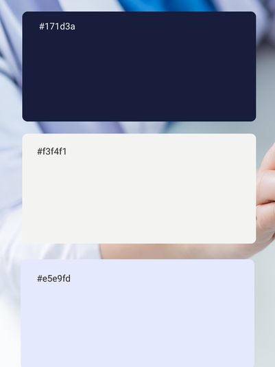 Brand colour palette for Dr Isabella Parkes Dentistry 