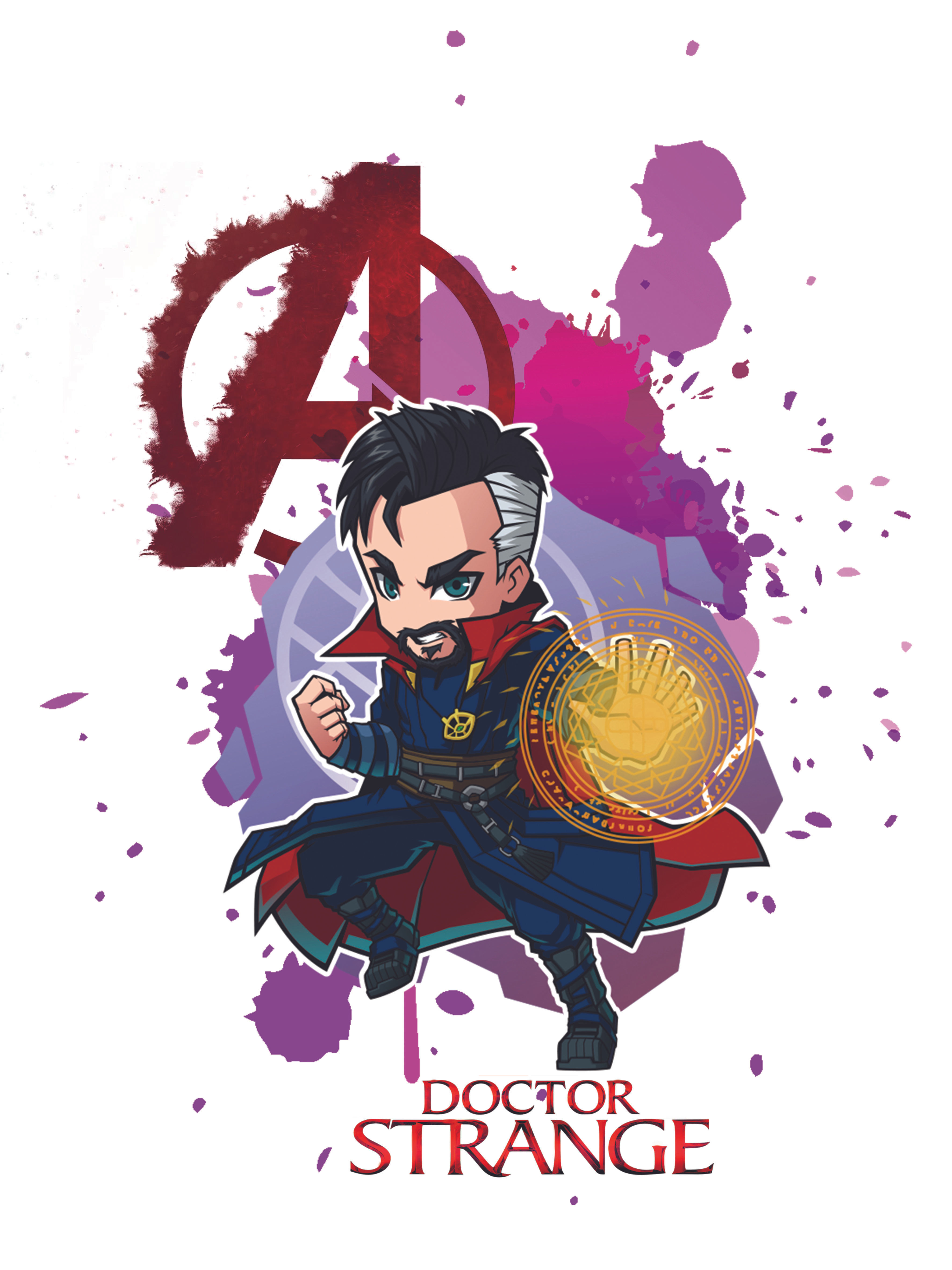 Polera o polerón estampado Doctor Strenge