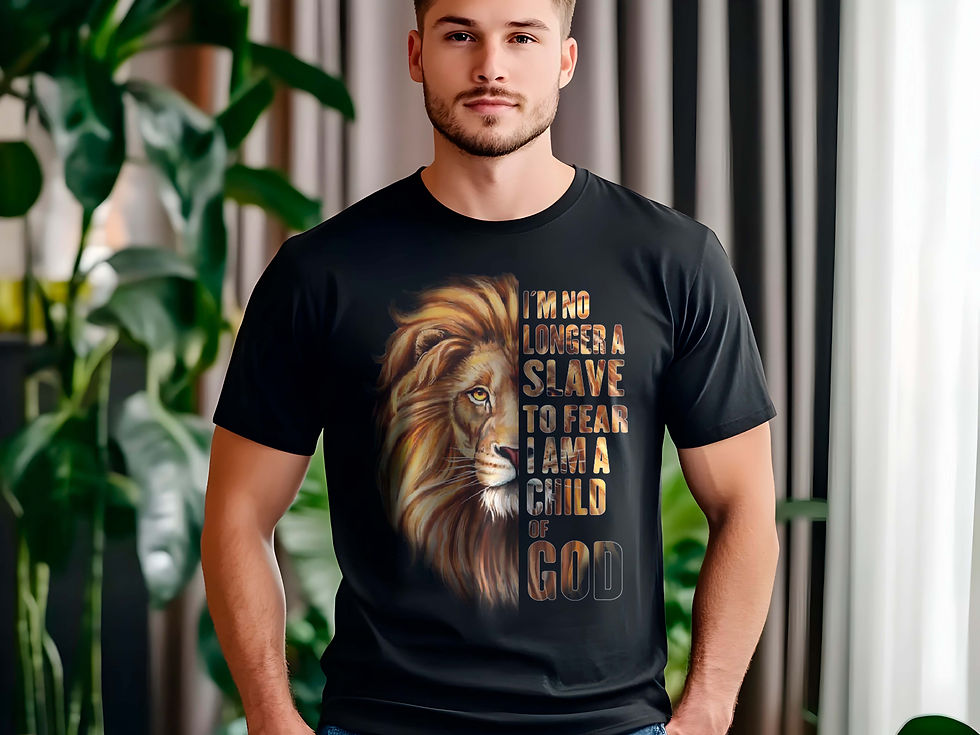 Polera León color + frase