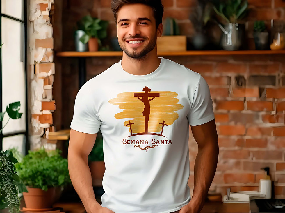 Polera o polerón con tres cruces