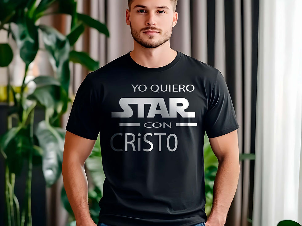 Polera "Yo quiero estar con Cristo"