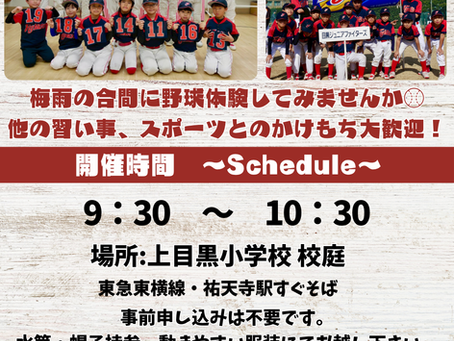 【今週の予定】6/27(土)・6/28(日)