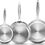 Thumbnail: DELARLO Whole Body Tri-Ply Stainless Steel Frying Pan set, 8”/10”/12” Coo