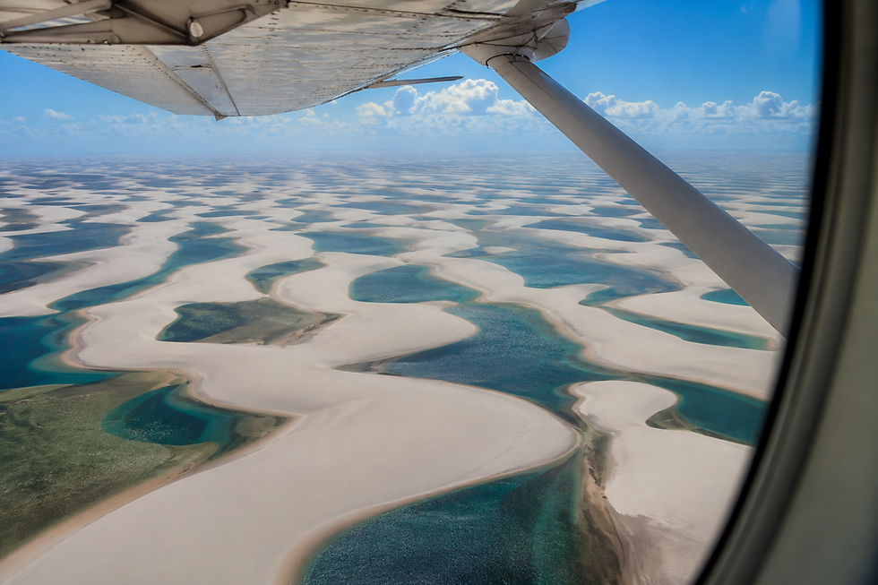 Sobrevoo dos Lençóis Maranhenses em Avião Executivo | IPTER