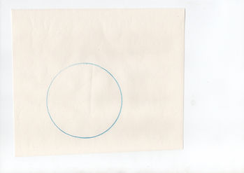 Scan d'un cercle tracé au crayon