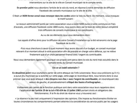 Conseil municipal.