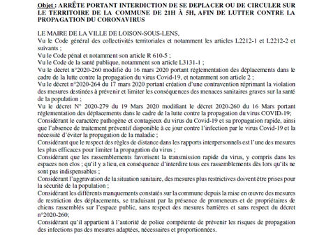 Couvre-feu.