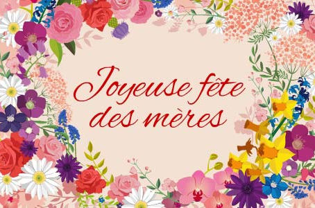 Bonnes fêtes des mères.