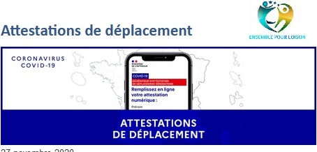 Nouvelle attestation.