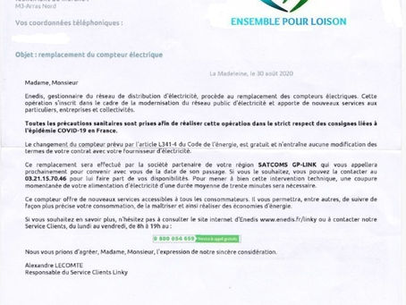 Compteur Linky.