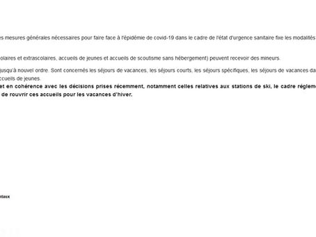 Annulation séjour neige.🥺