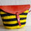 Thumbnail: Yellow and black sisal and leather sling bag