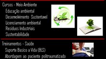 Cursos e treinamentos.
