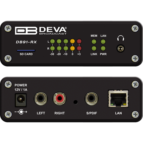 DB91-RX Compact IP Audio Decoder | teleglobal