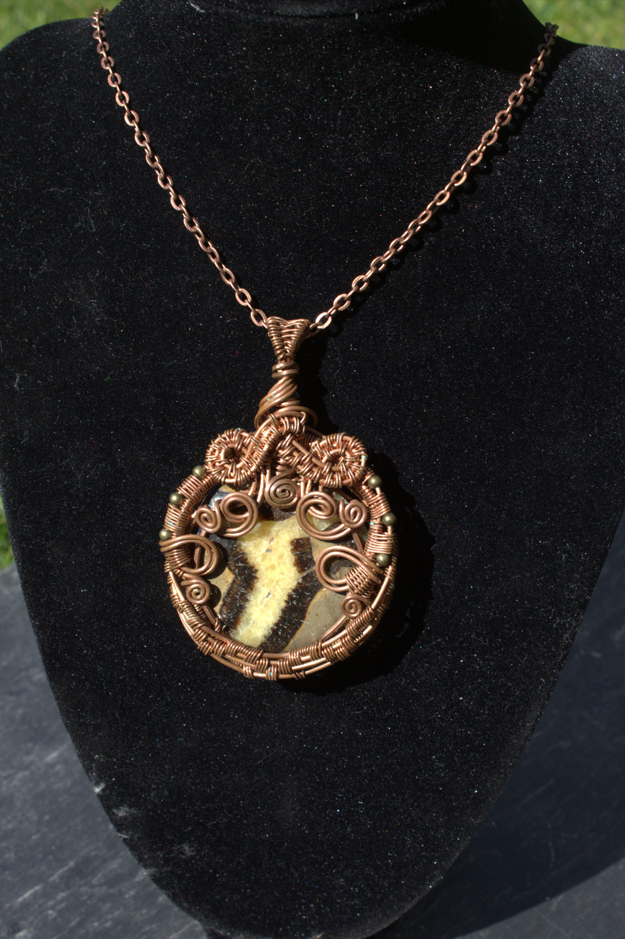 Septarian Infinity Amulet