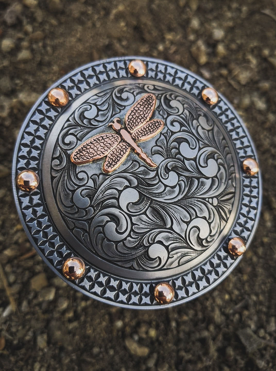 3" Dragon Fly Concho