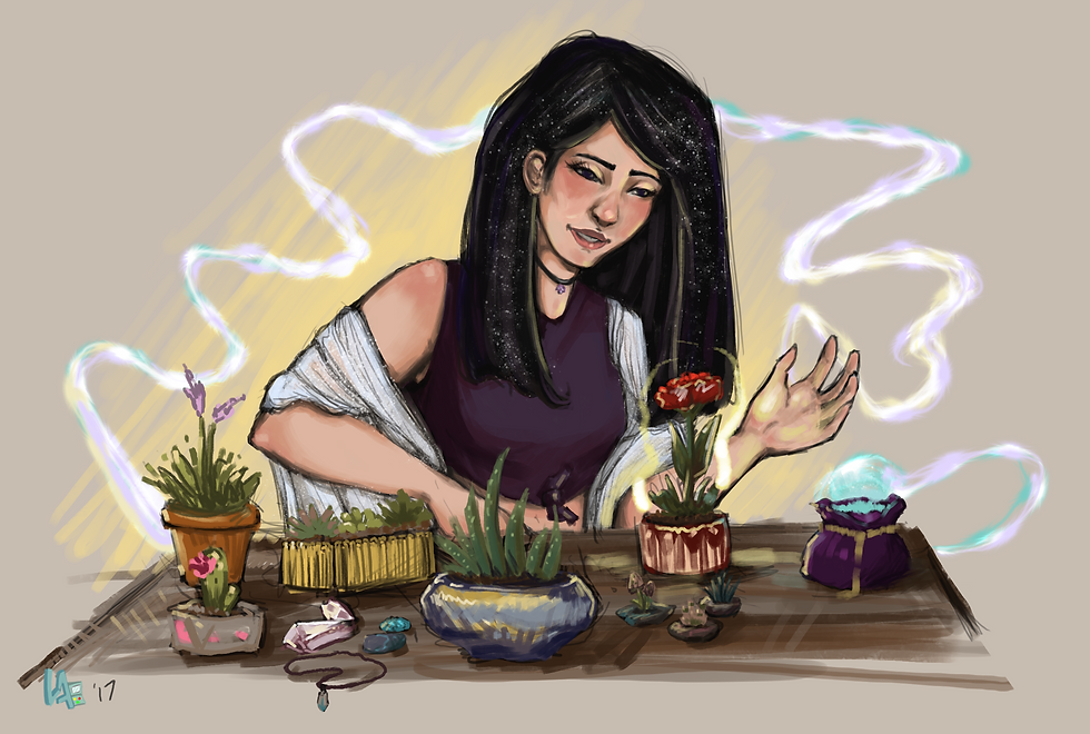 Botanical witch